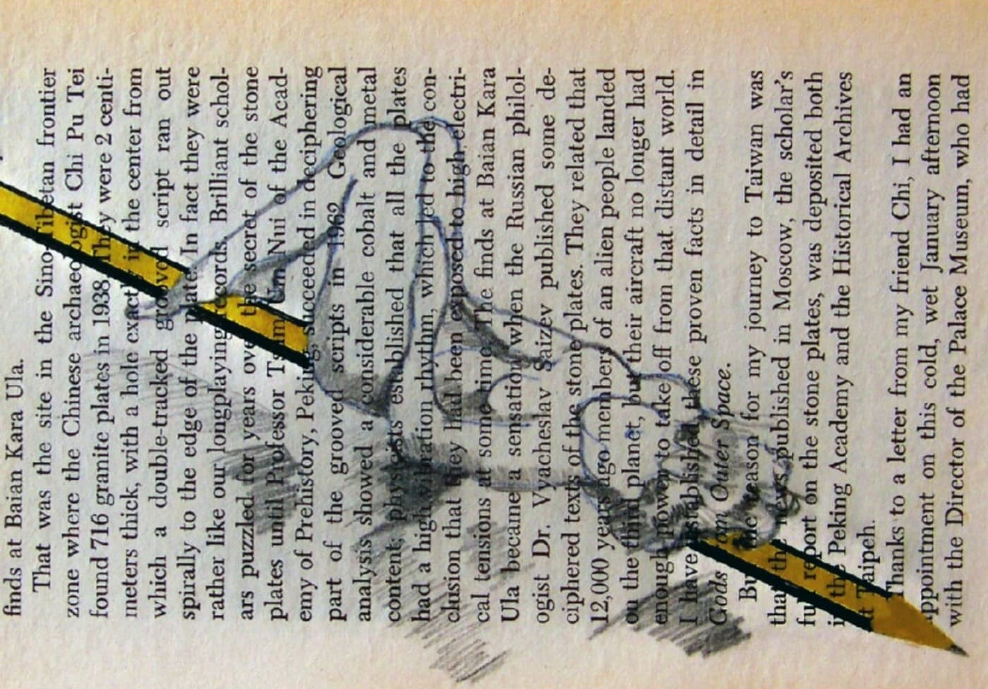 Obra de la serie Lápices
